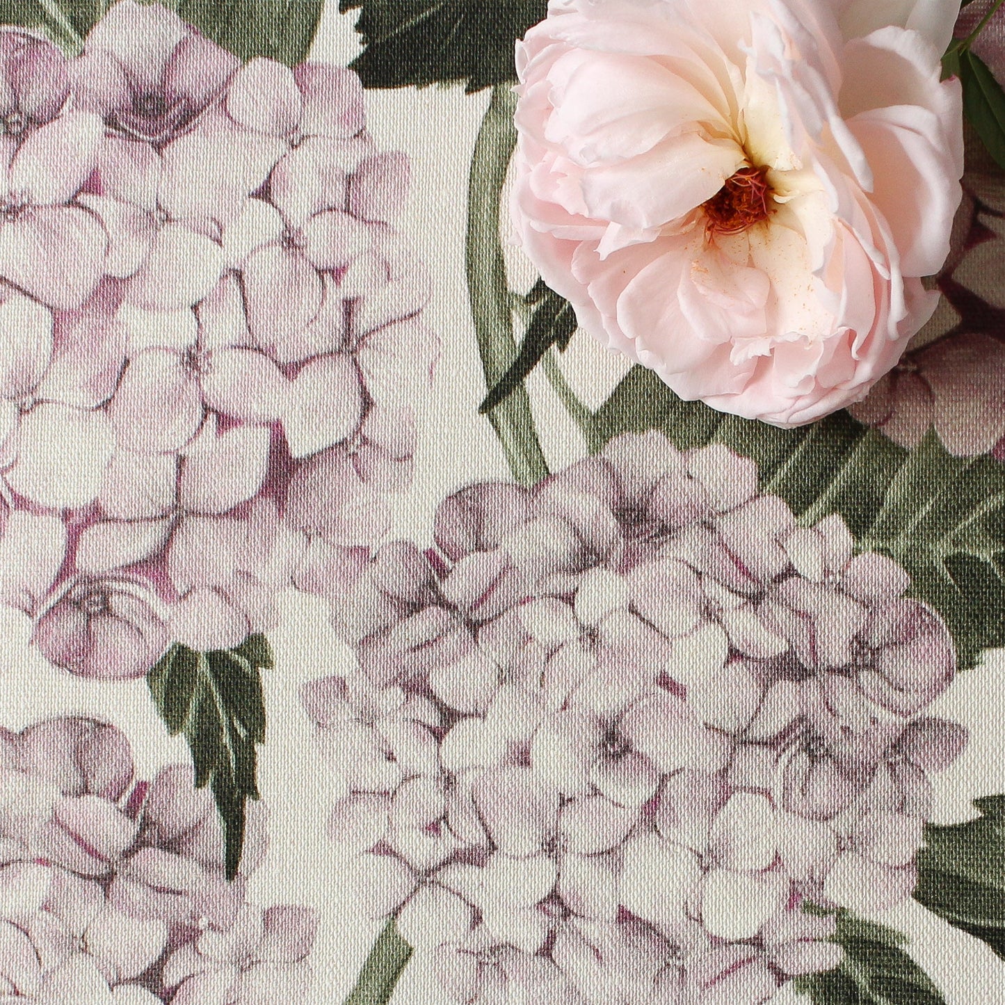 Hydrangea Garden Fabric - Pink - Hydrangea Lane Home