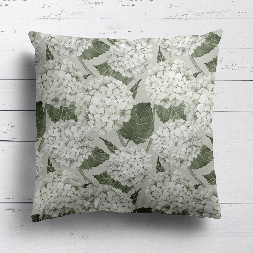 Hydrangea Garden Fabric - White - Hydrangea Lane Home
