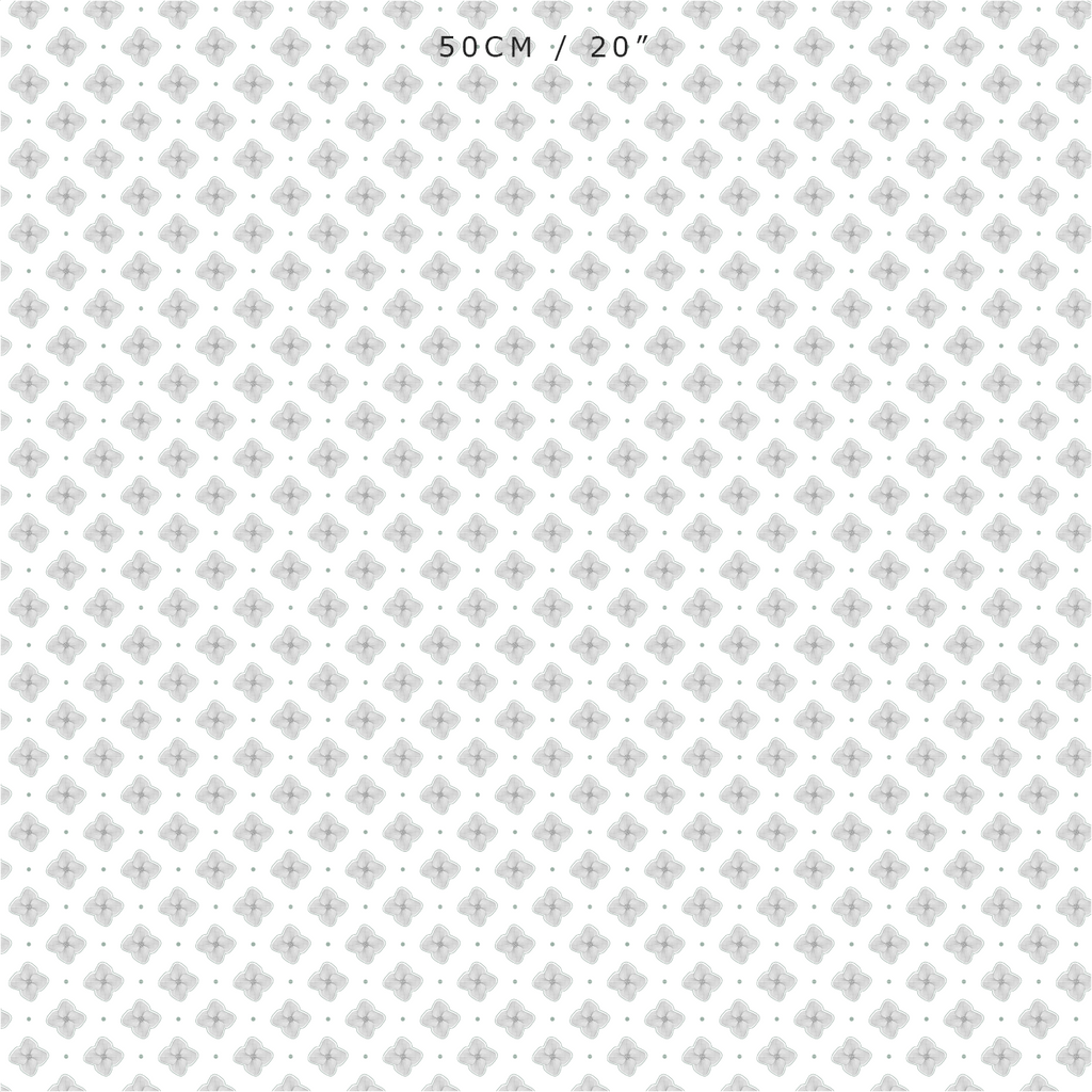 Hydrangea Petal Fabric - Dove - Hydrangea Lane Home