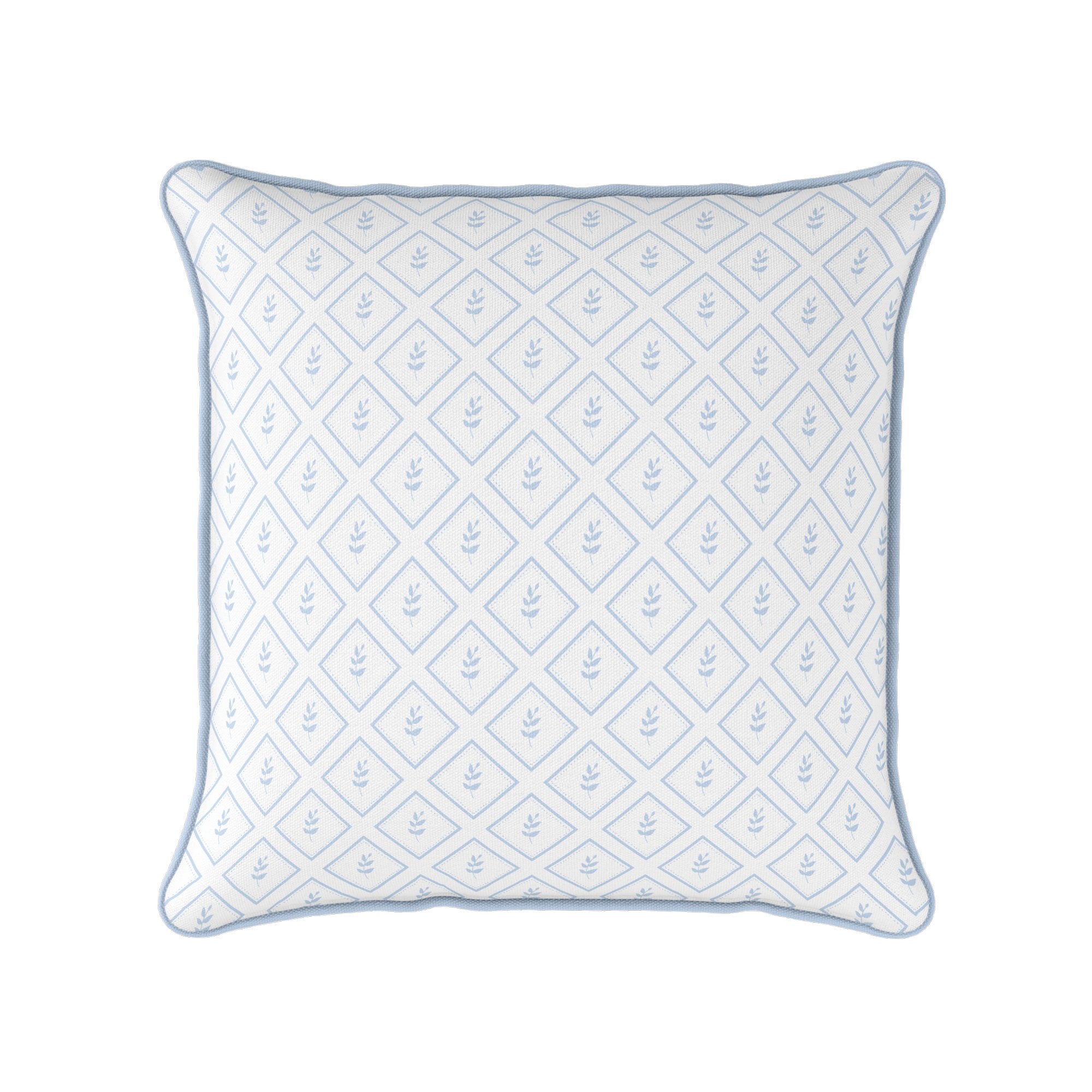 Little Leaf Cushion - Blues - Hydrangea Lane Home