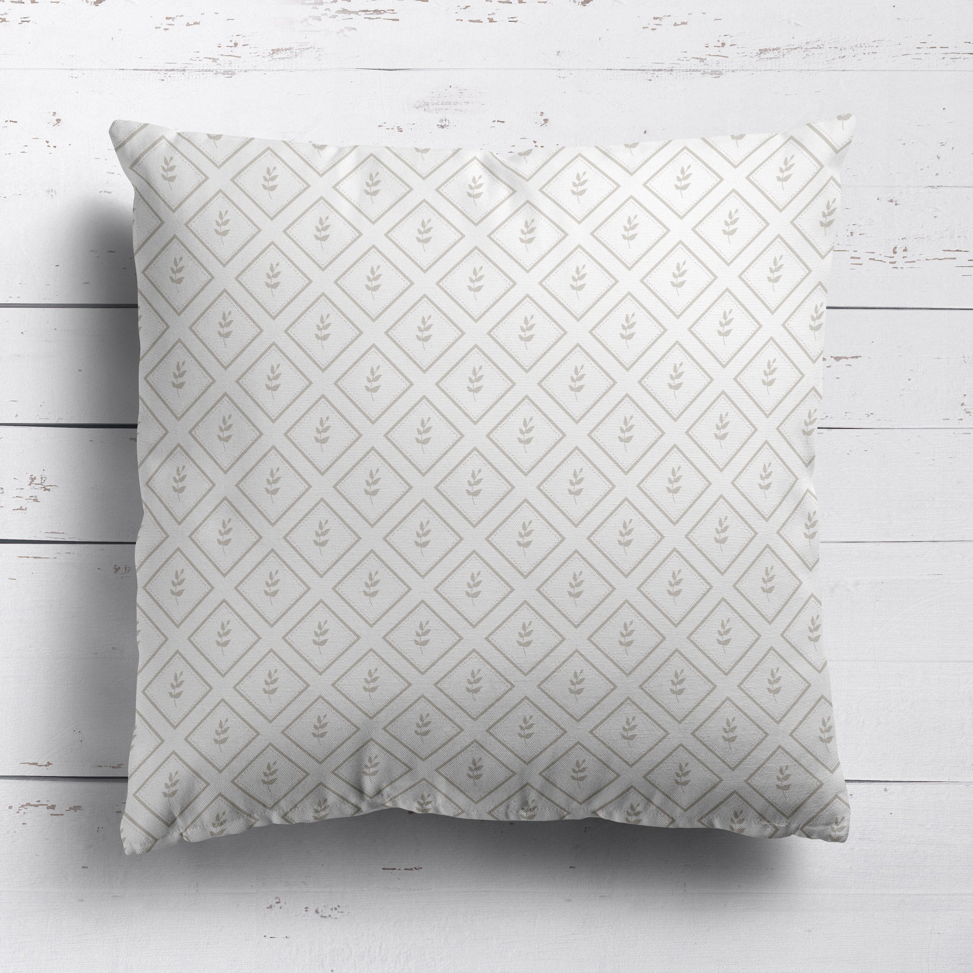 Little Leaf Cushion - Neutrals - Hydrangea Lane Home