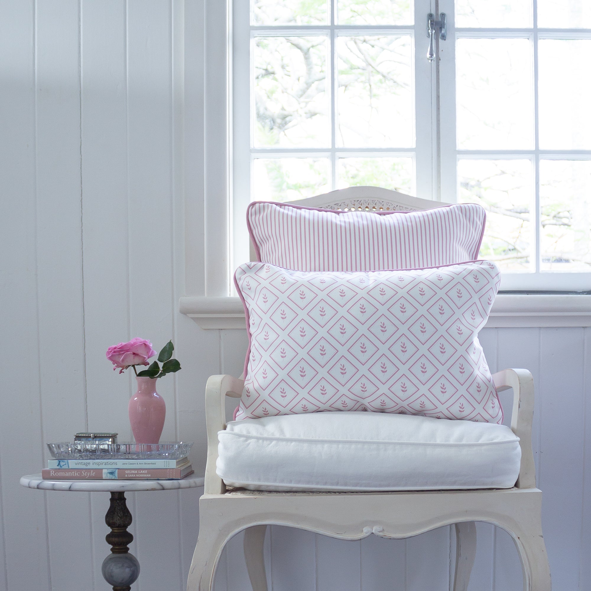Little Leaf Cushion - Pinks - Hydrangea Lane Home
