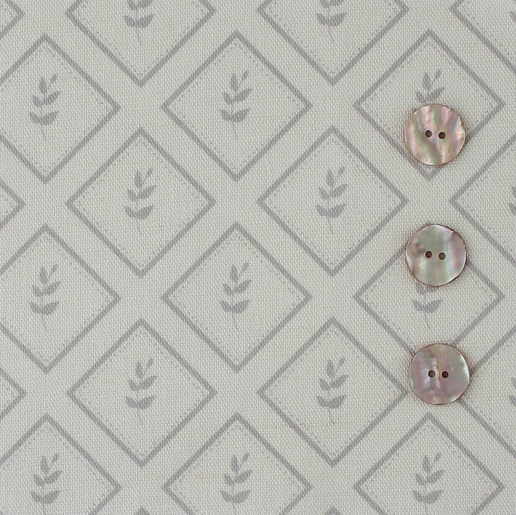 Little Leaf Fabric - Dove - Hydrangea Lane Home