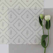 Little Leaf Fabric - Dove - Hydrangea Lane Home