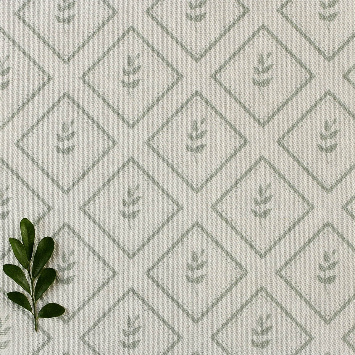 Little Leaf Fabric - Eau De Nil - Hydrangea Lane Home
