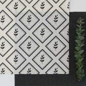 Little Leaf Fabric - Graphite - Hydrangea Lane Home
