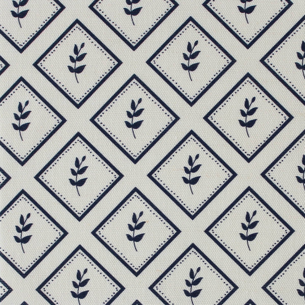 Little Leaf Fabric - Navy - Hydrangea Lane Home