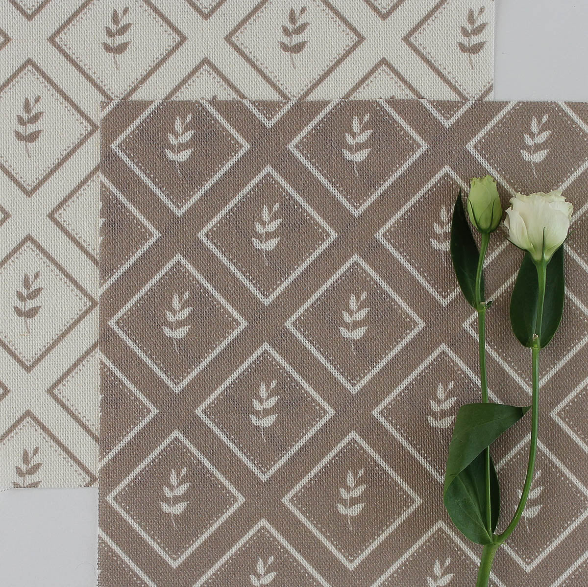 Little Leaf Reverse Fabric - Chateaux - Hydrangea Lane Home