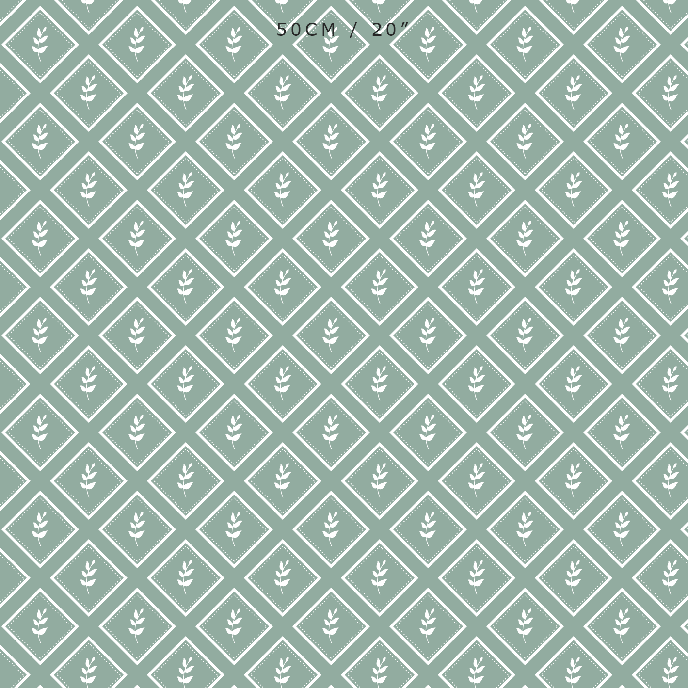 Little Leaf Reverse Fabric - Eucalyptus - Hydrangea Lane Home