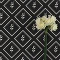 Little Leaf Reverse Fabric - Graphite - Hydrangea Lane Home