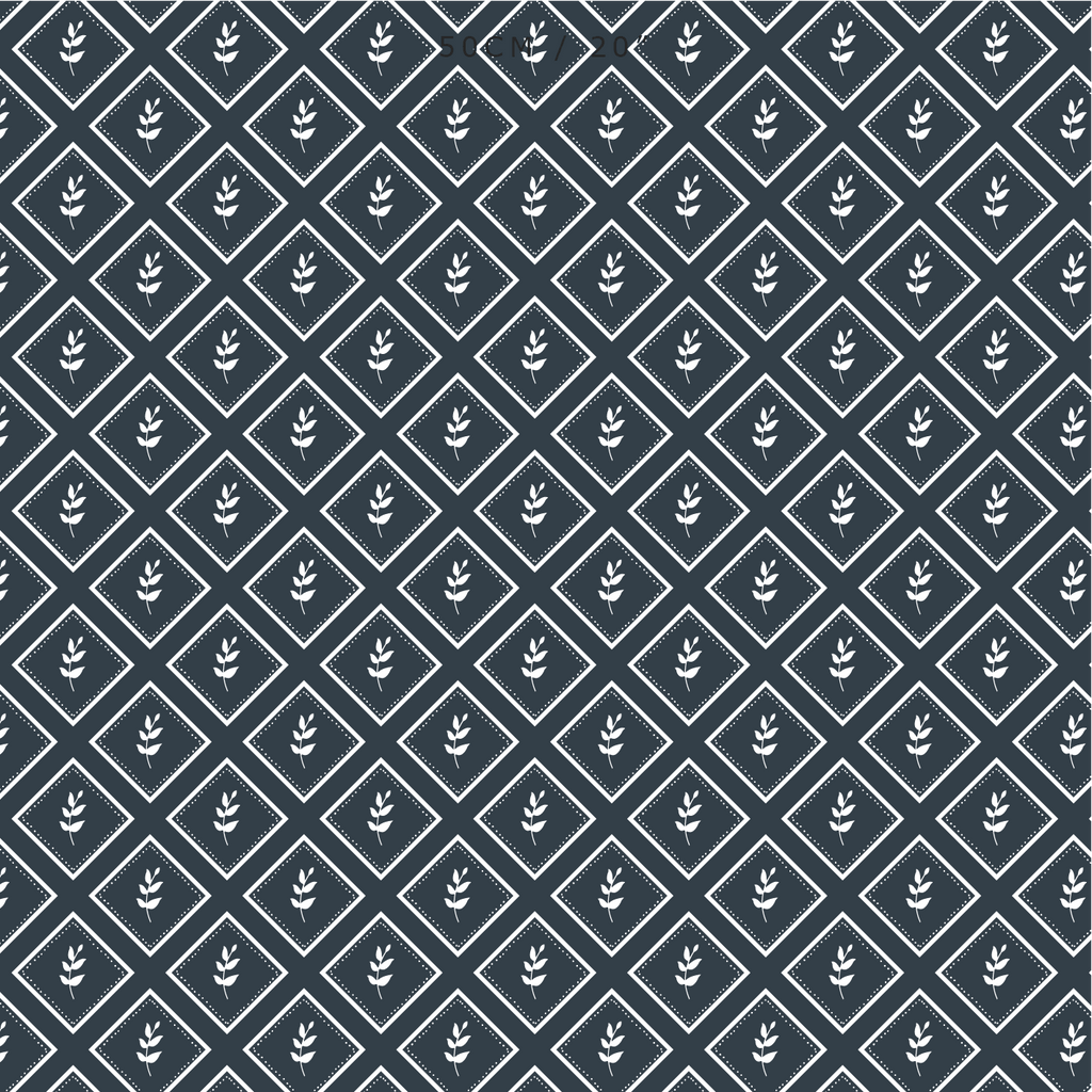 Little Leaf Reverse Fabric - Graphite - Hydrangea Lane Home