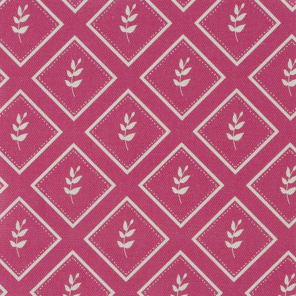 Little Leaf Reverse Fabric - Raspberry - Hydrangea Lane Home