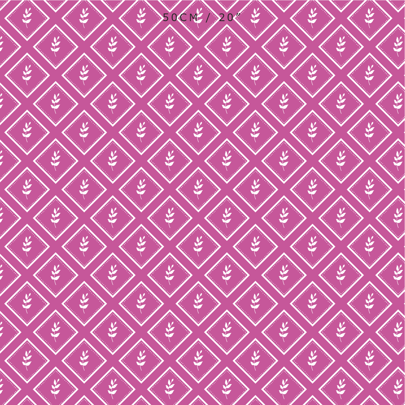 Little Leaf Reverse Fabric - Raspberry - Hydrangea Lane Home