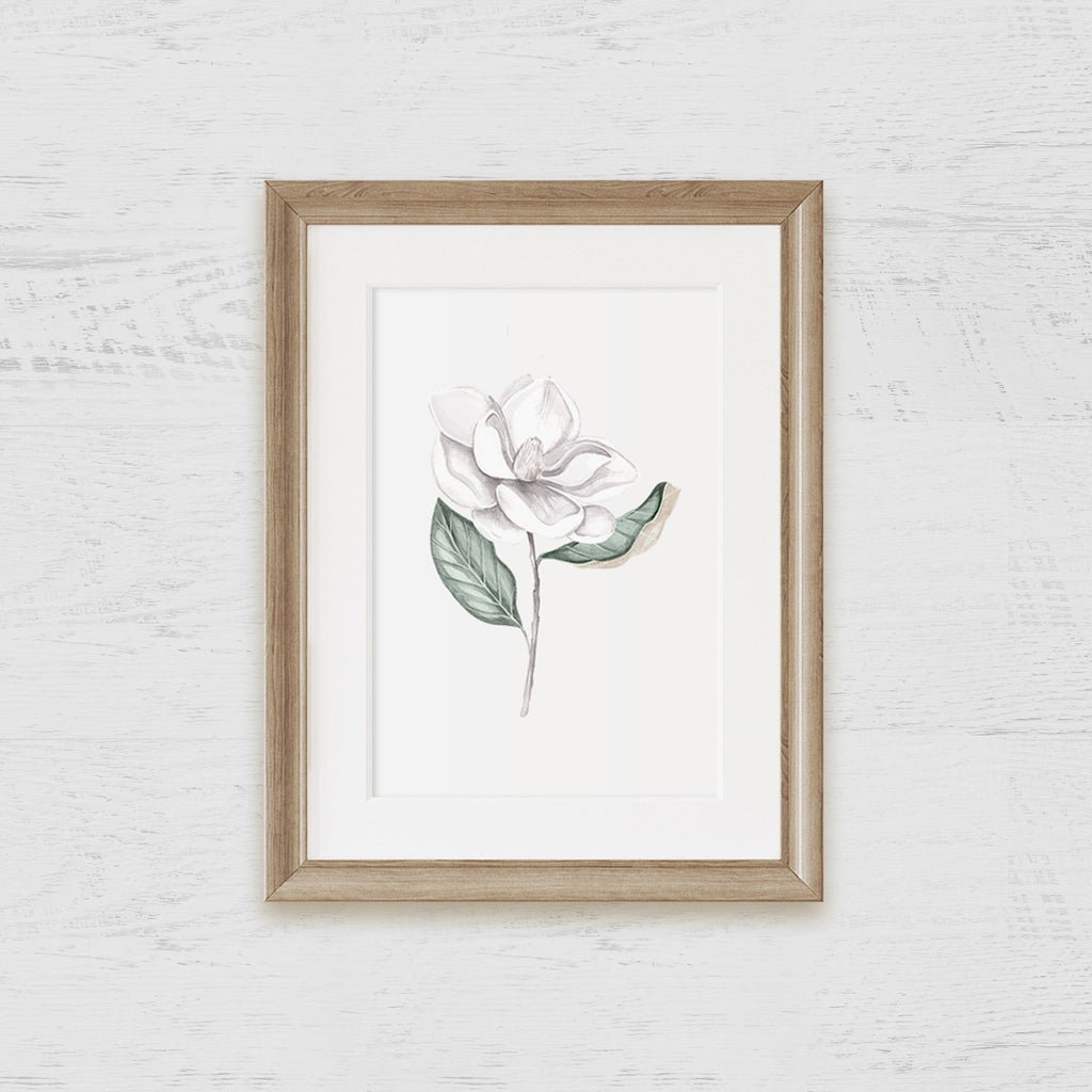 Magnolia Bloom Art Print 1 - Hydrangea Lane Home