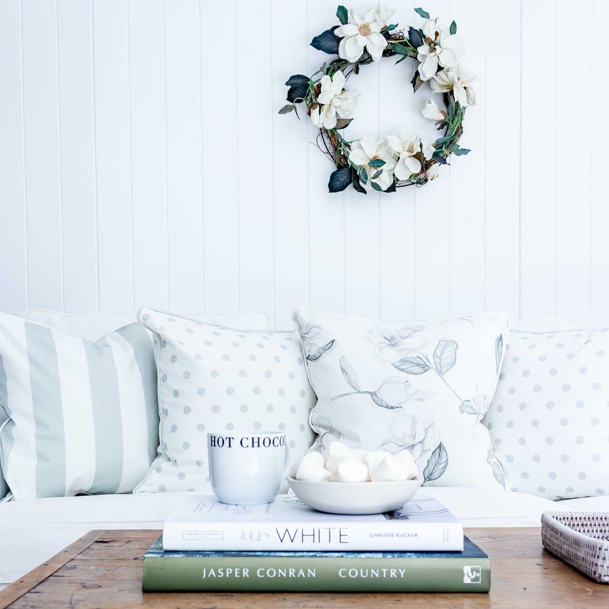 Perfectly Plain Cushion - Blues – Hydrangea Lane Home