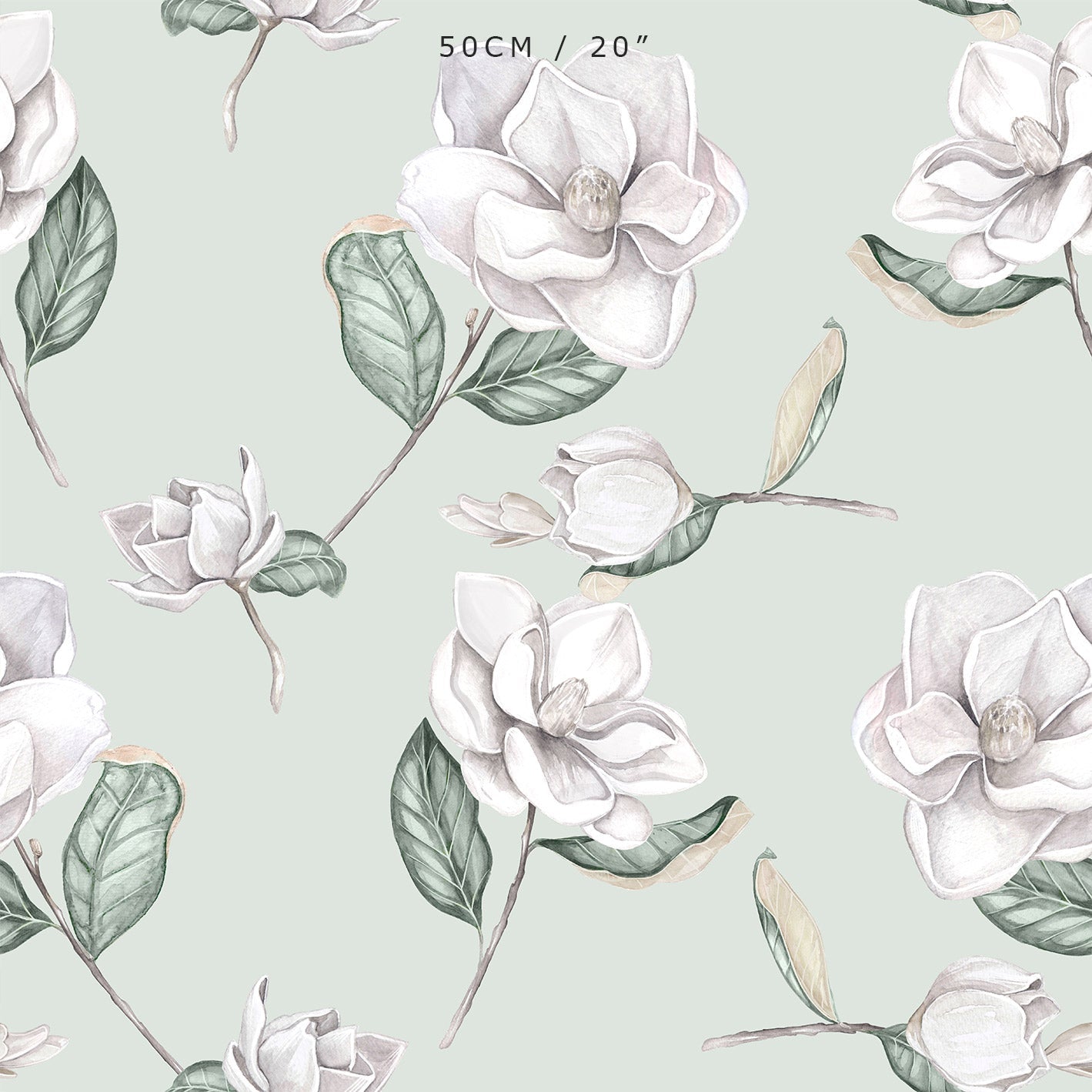 Magnolia Fabric - Eau De Nil - Hydrangea Lane Home