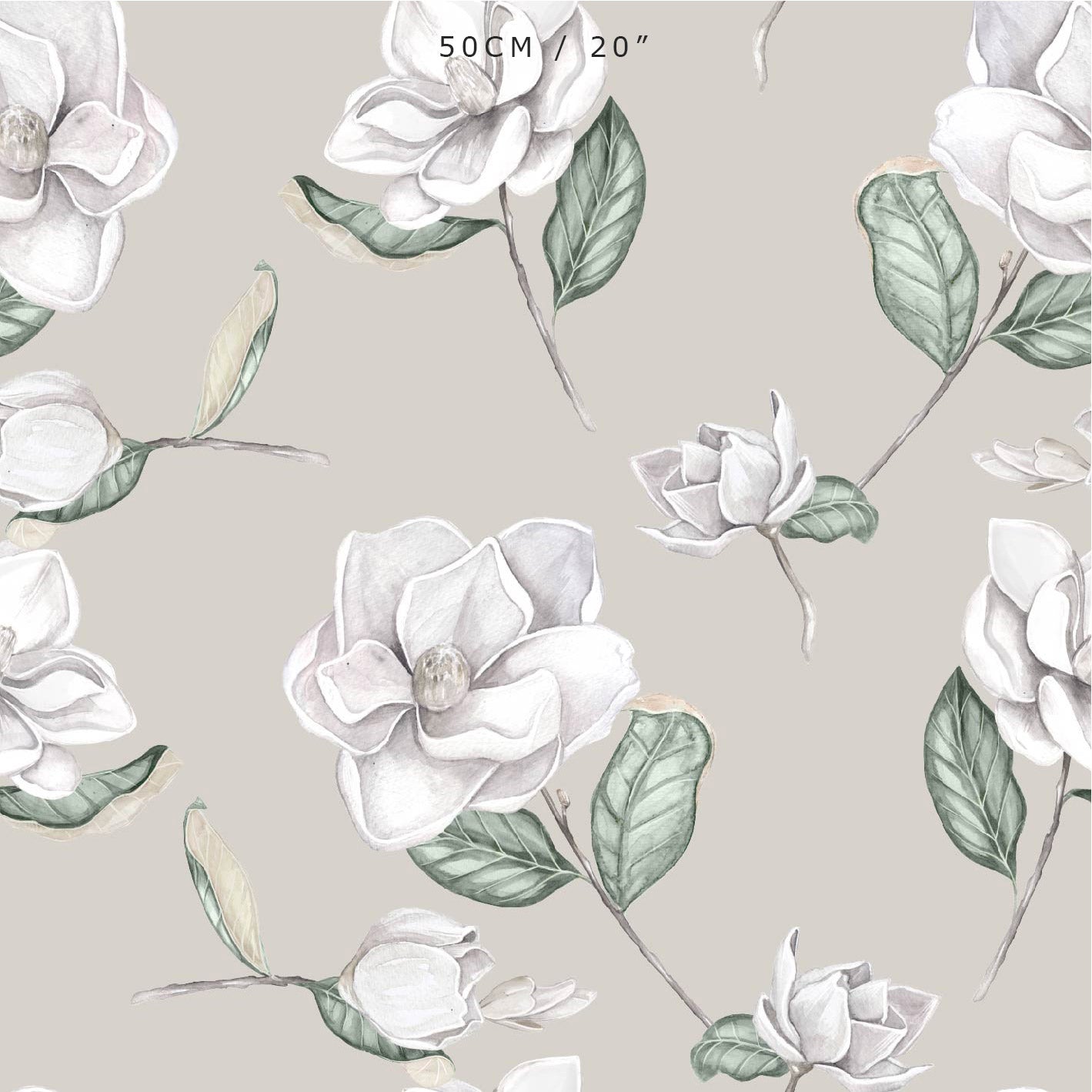 Magnolia Fabric - Linen - Hydrangea Lane Home