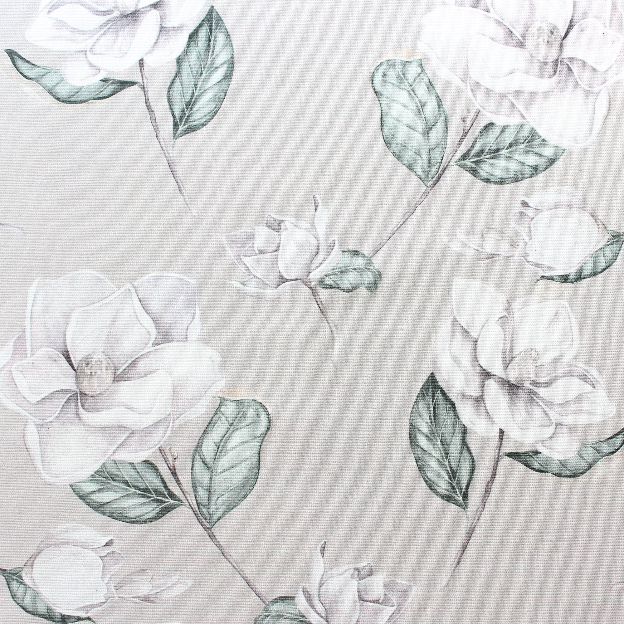Magnolia Fabric - Linen - Hydrangea Lane Home