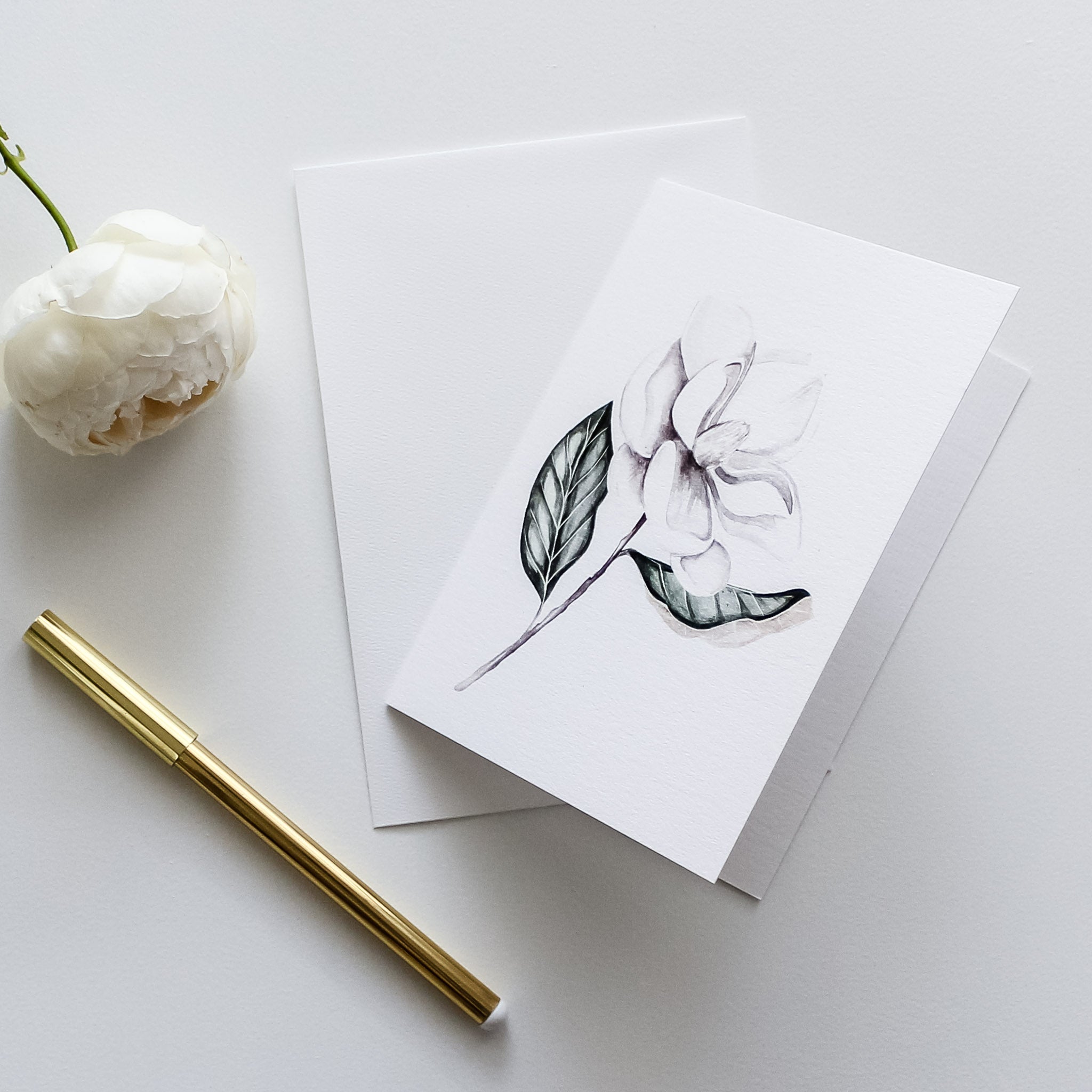 Magnolia Greeting Card - Hydrangea Lane Home