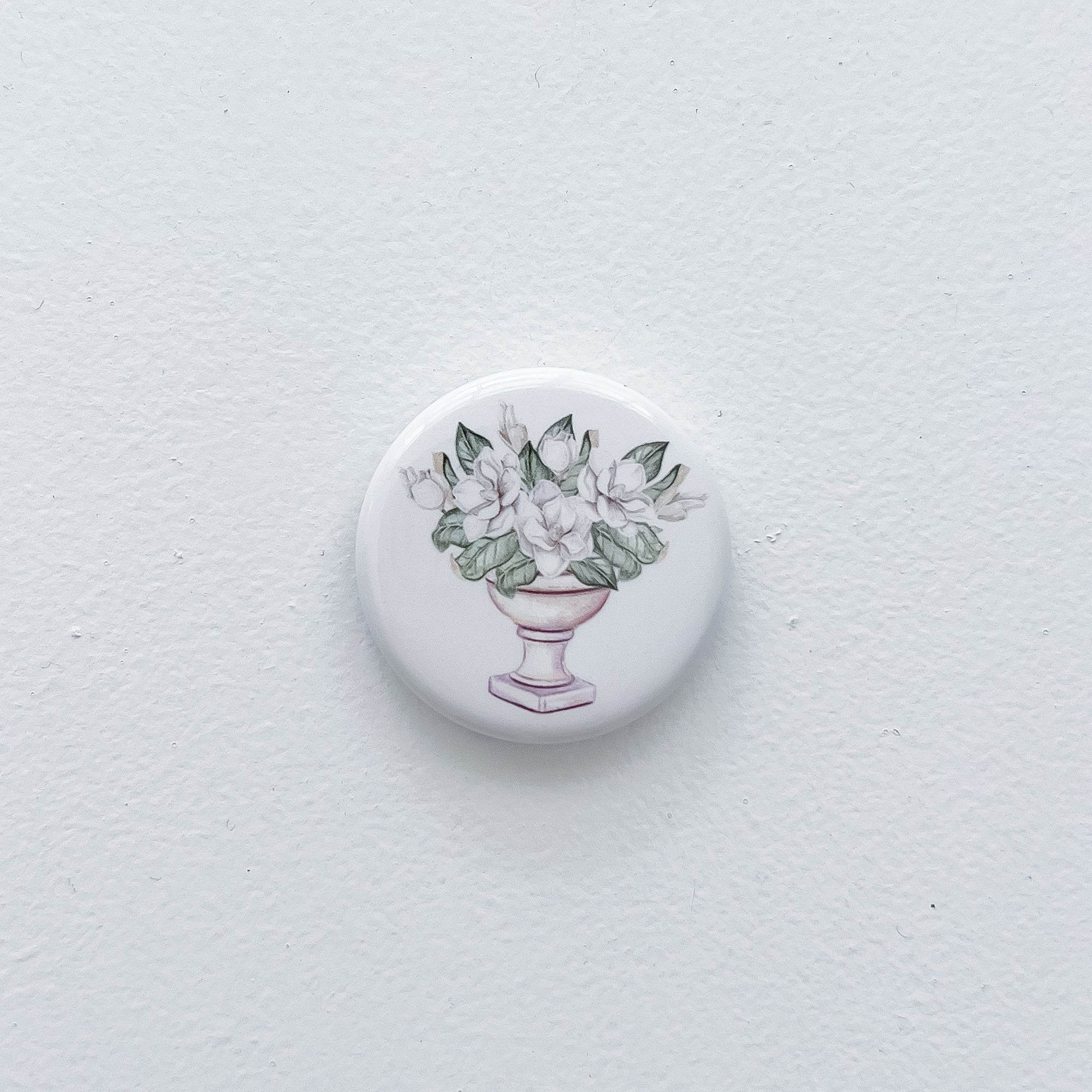 Magnolia Urn Magnet - Hydrangea Lane Home