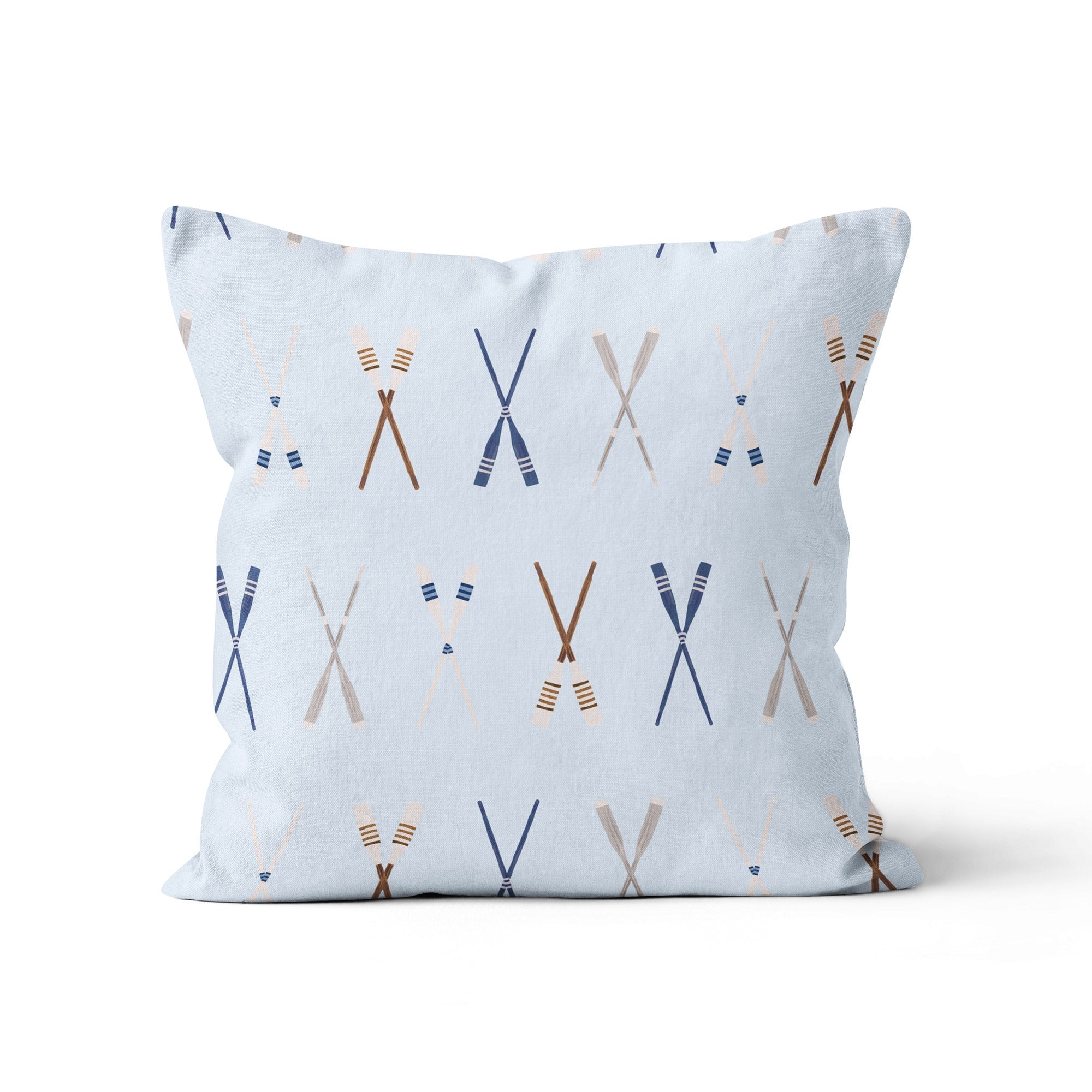 Oars Galore Cushion - Blue - Hydrangea Lane Home