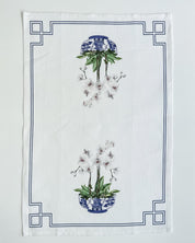 Orchid Chinoiserie Tea Towel - Hydrangea Lane Home