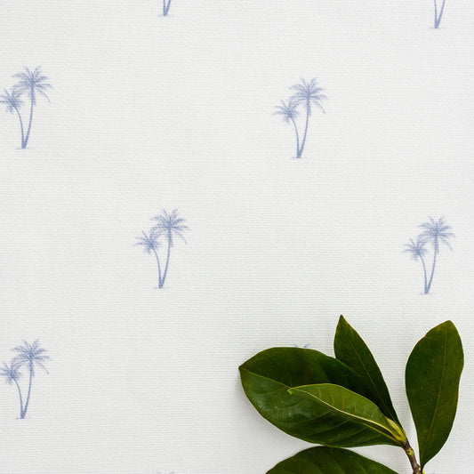 Palm Tree Pair Fabric - Breeze - Hydrangea Lane Home