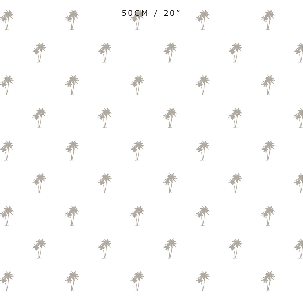 Palm Tree Pair Fabric - Chateaux - Hydrangea Lane Home