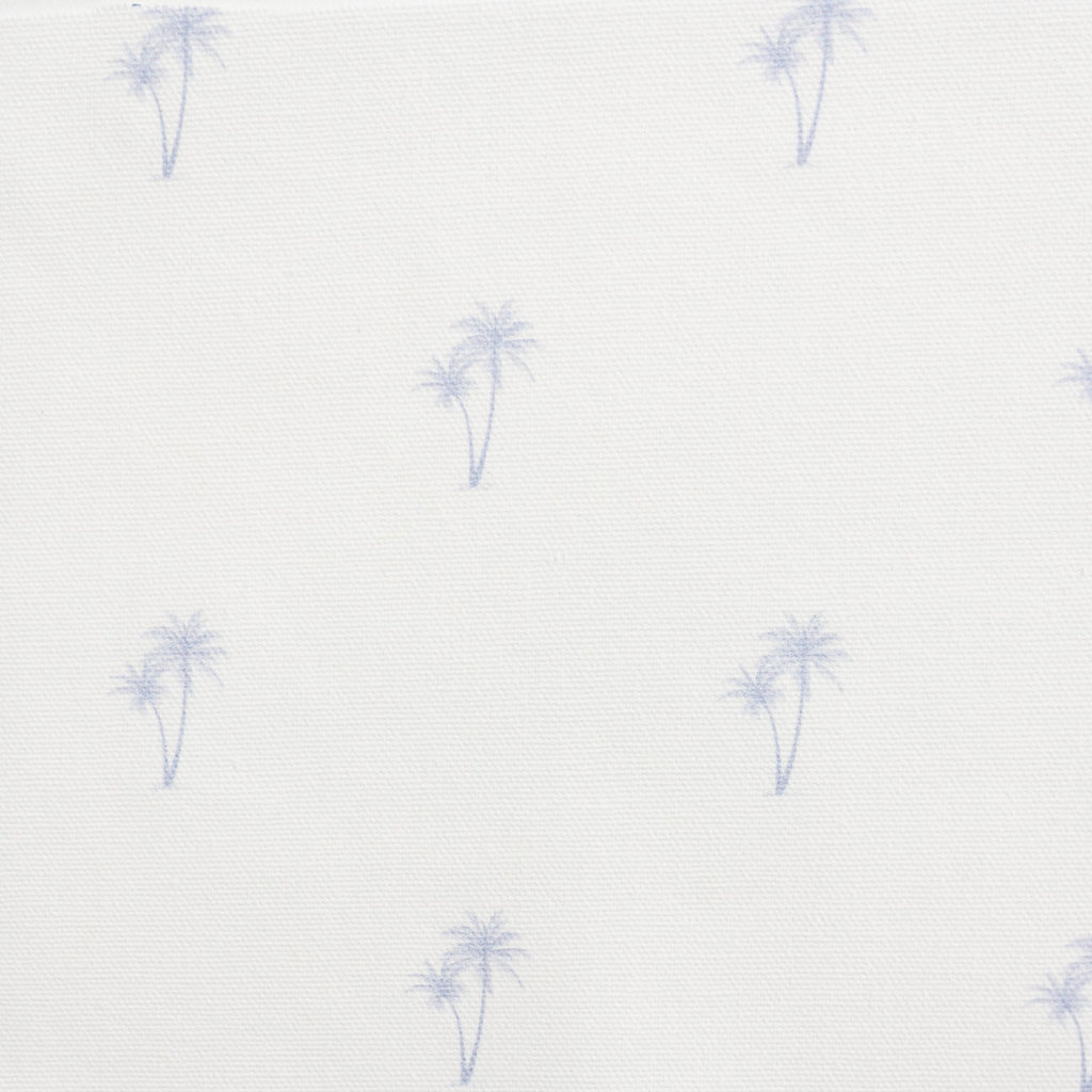 Palm Tree Pair Fabric - Cornflower - Hydrangea Lane Home