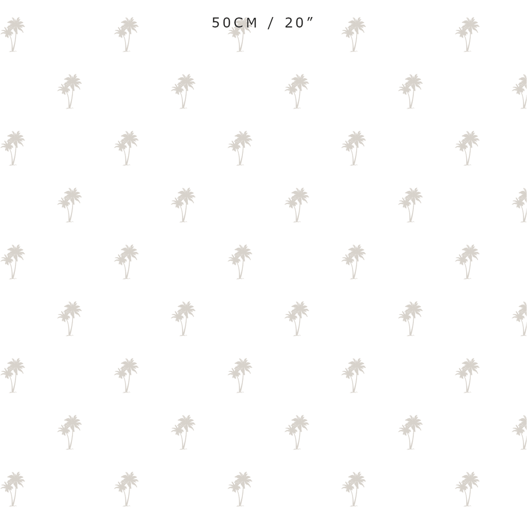 Palm Tree Pair Fabric - Linen - Hydrangea Lane Home