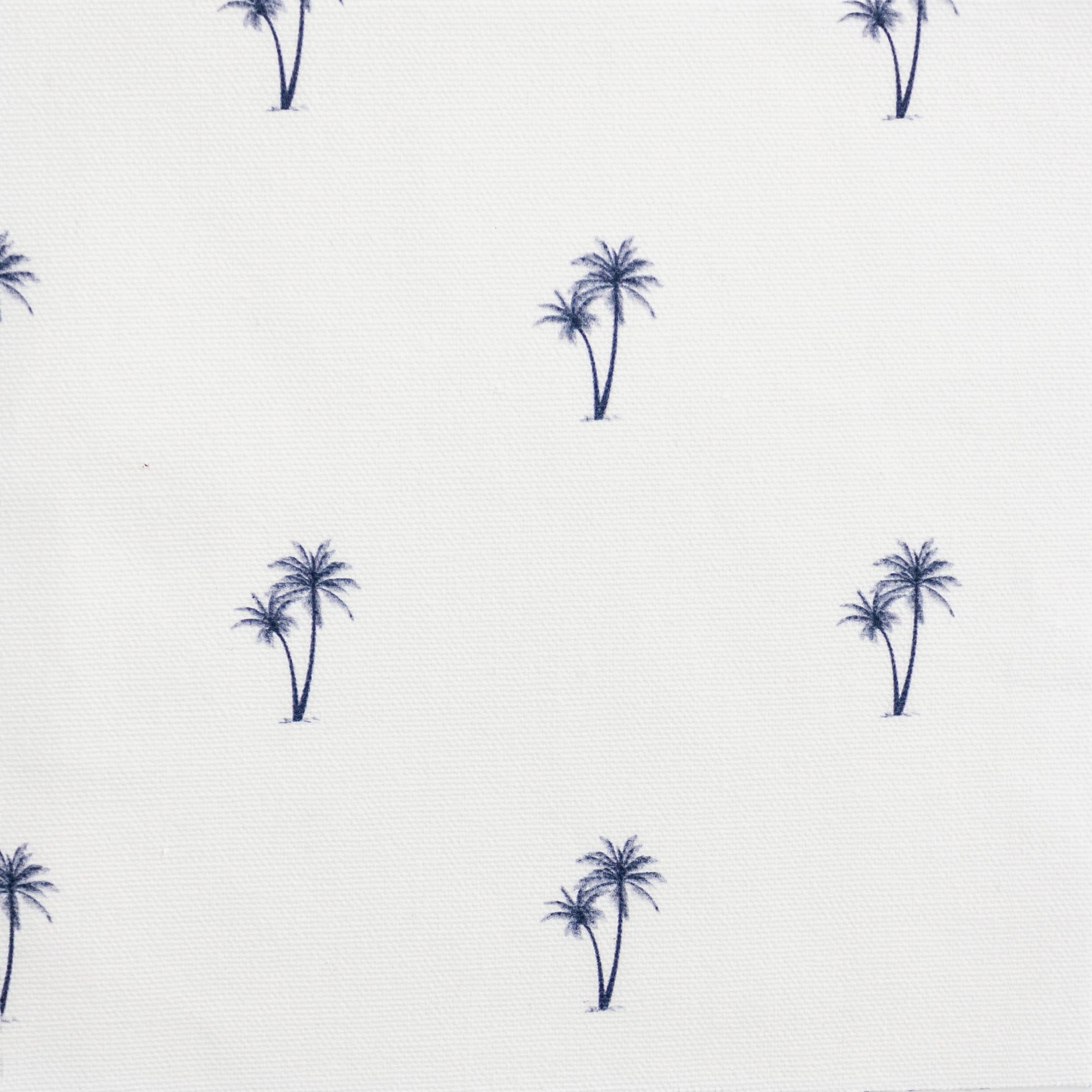 Palm Tree Pair Fabric - Navy - Hydrangea Lane Home