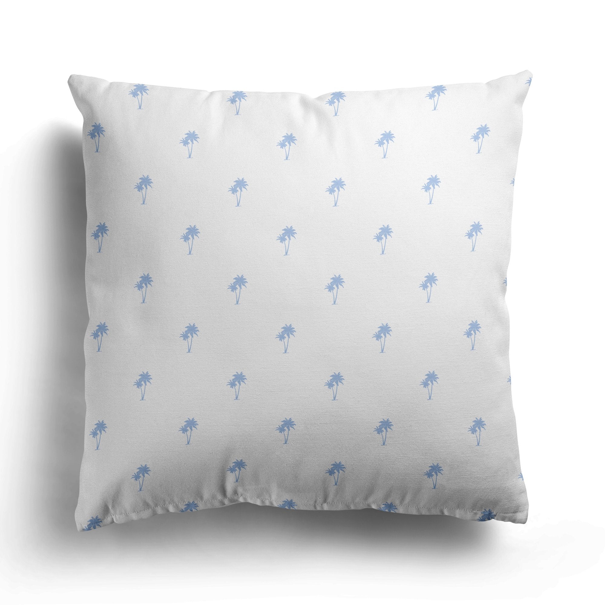 Palm Tree Pairs Cushion - Blues - Hydrangea Lane Home
