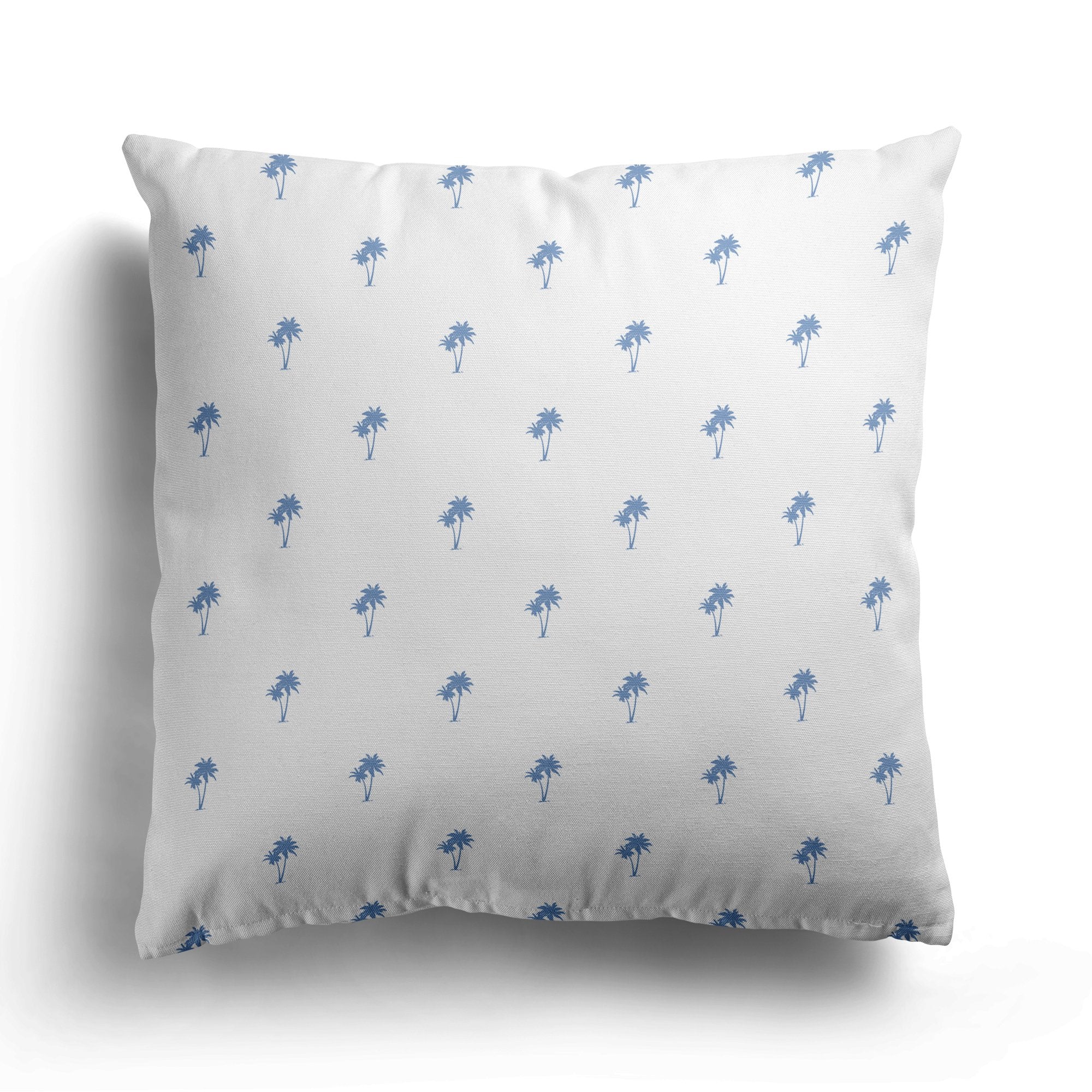 Palm Tree Pairs Cushion - Blues - Hydrangea Lane Home