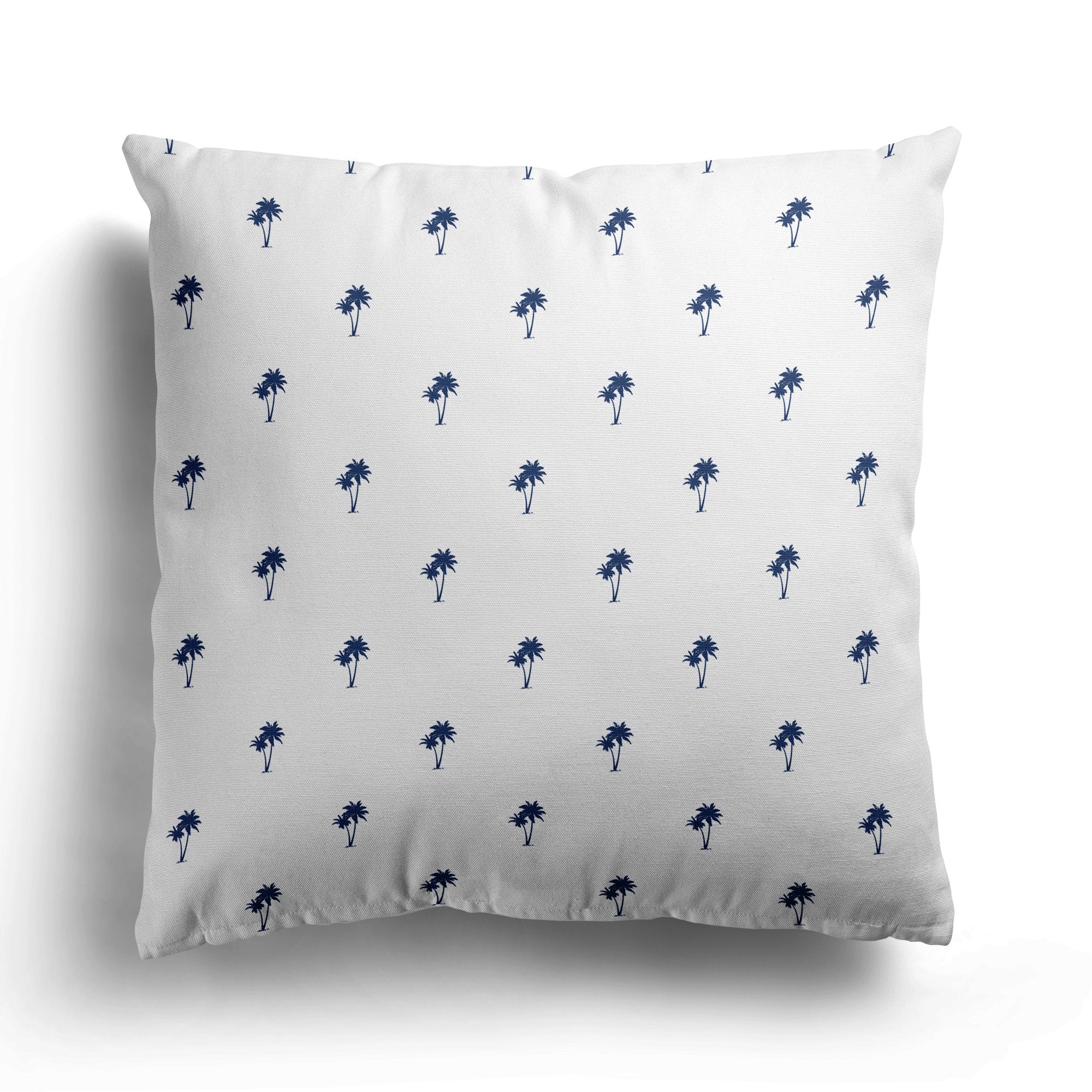 Palm Tree Pairs Cushion - Blues - Hydrangea Lane Home