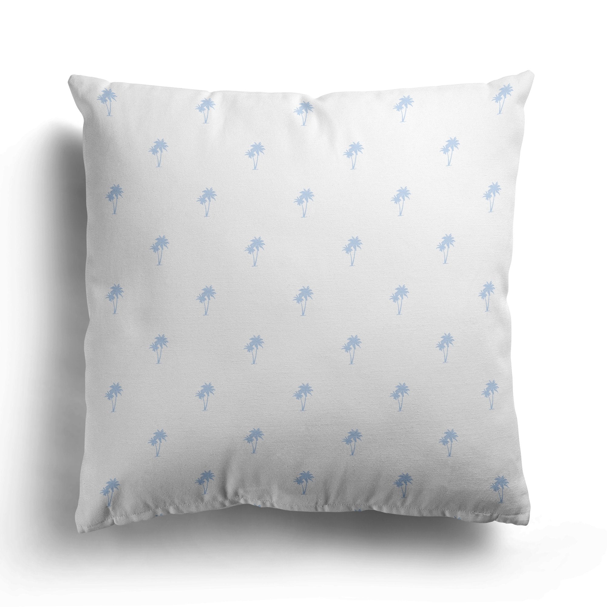 Palm Tree Pairs Cushion - Blues - Hydrangea Lane Home