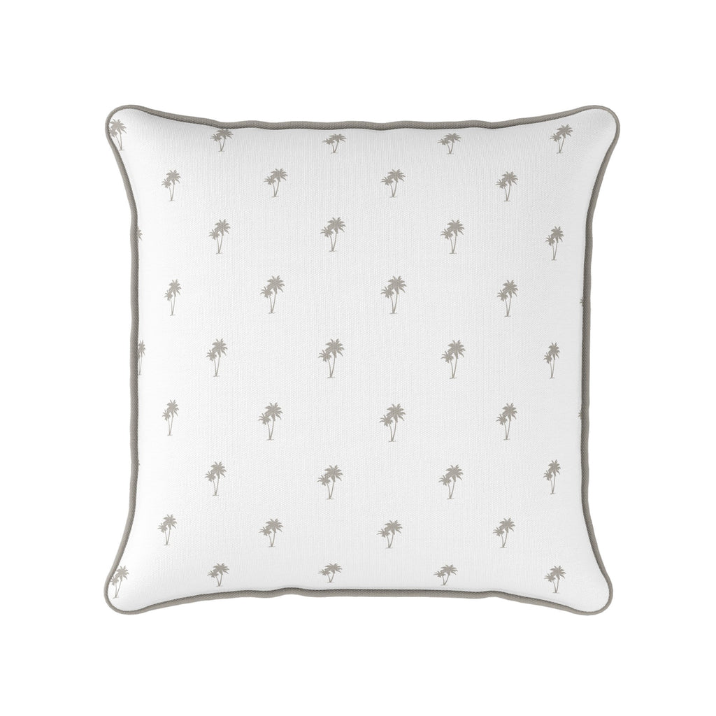 Palm Tree Pairs Cushion - Neutrals - Hydrangea Lane Home