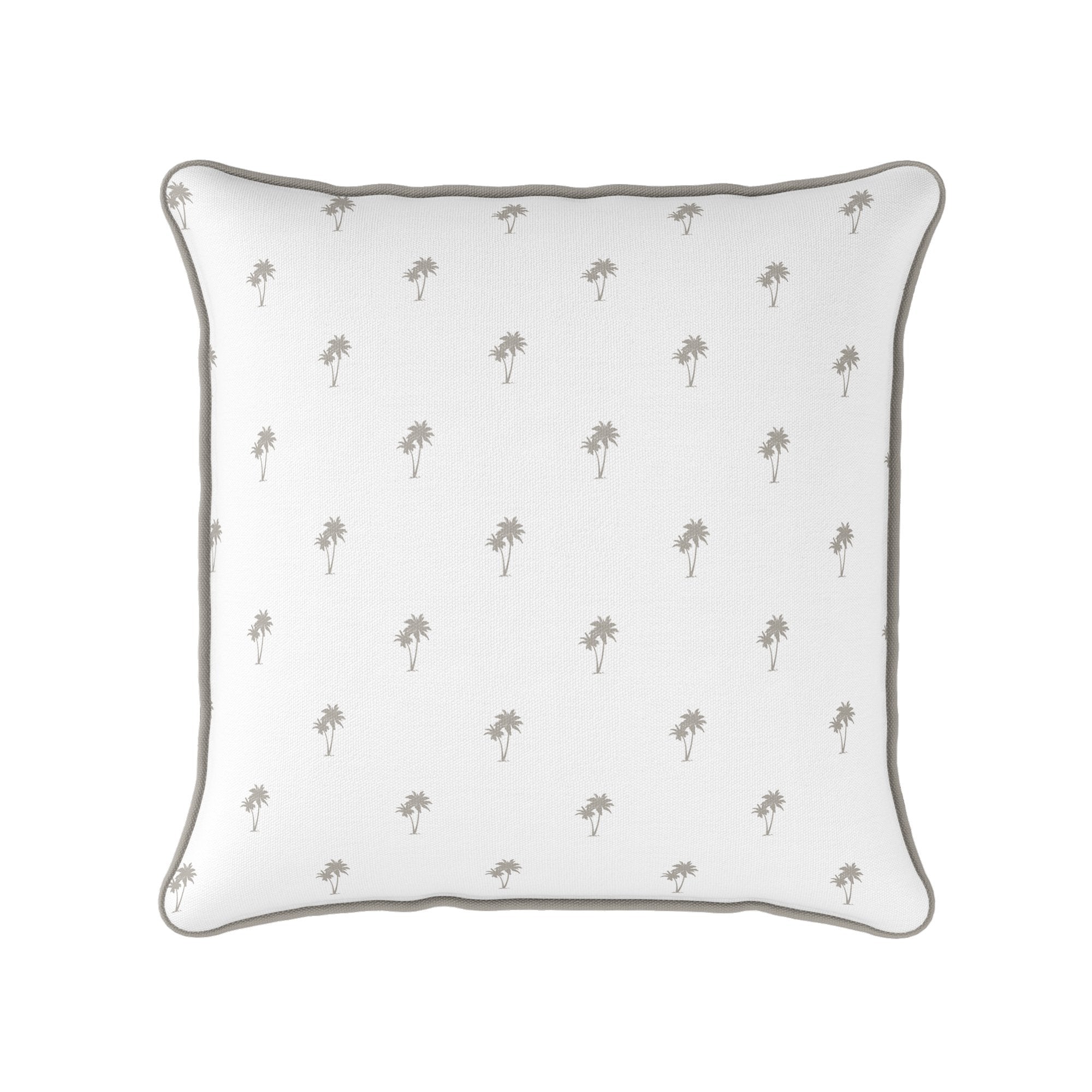 Palm Tree Pairs Cushion - Neutrals - Hydrangea Lane Home