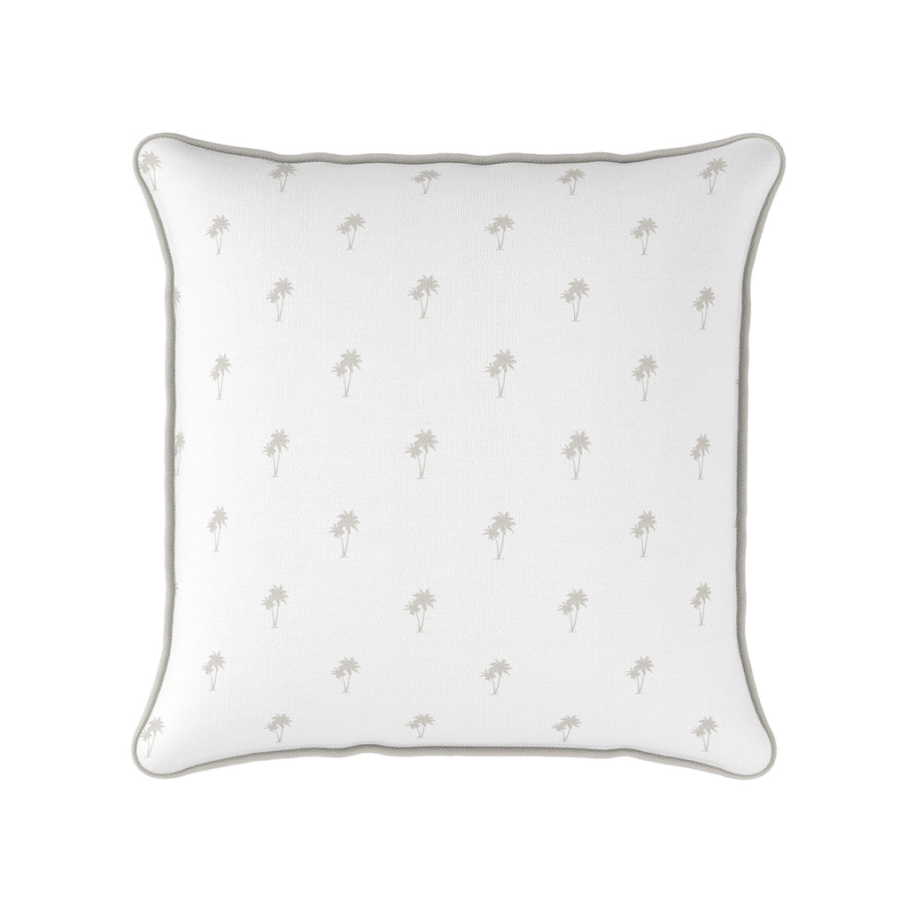 Palm Tree Pairs Cushion - Neutrals - Hydrangea Lane Home
