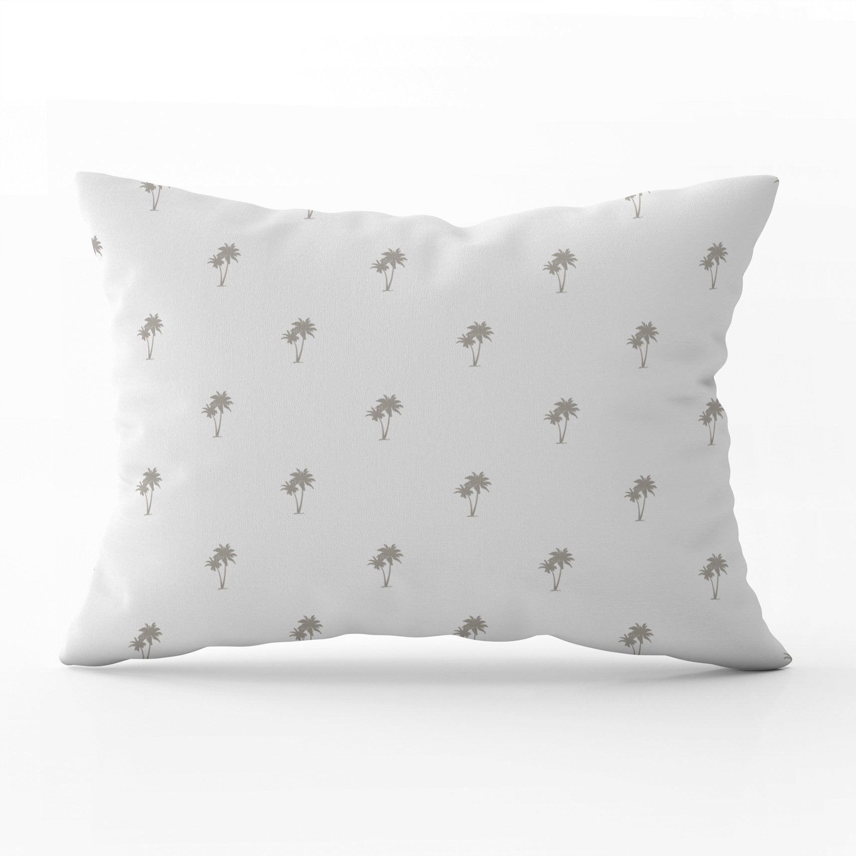 Palm Tree Pairs Cushion - Neutrals - Hydrangea Lane Home