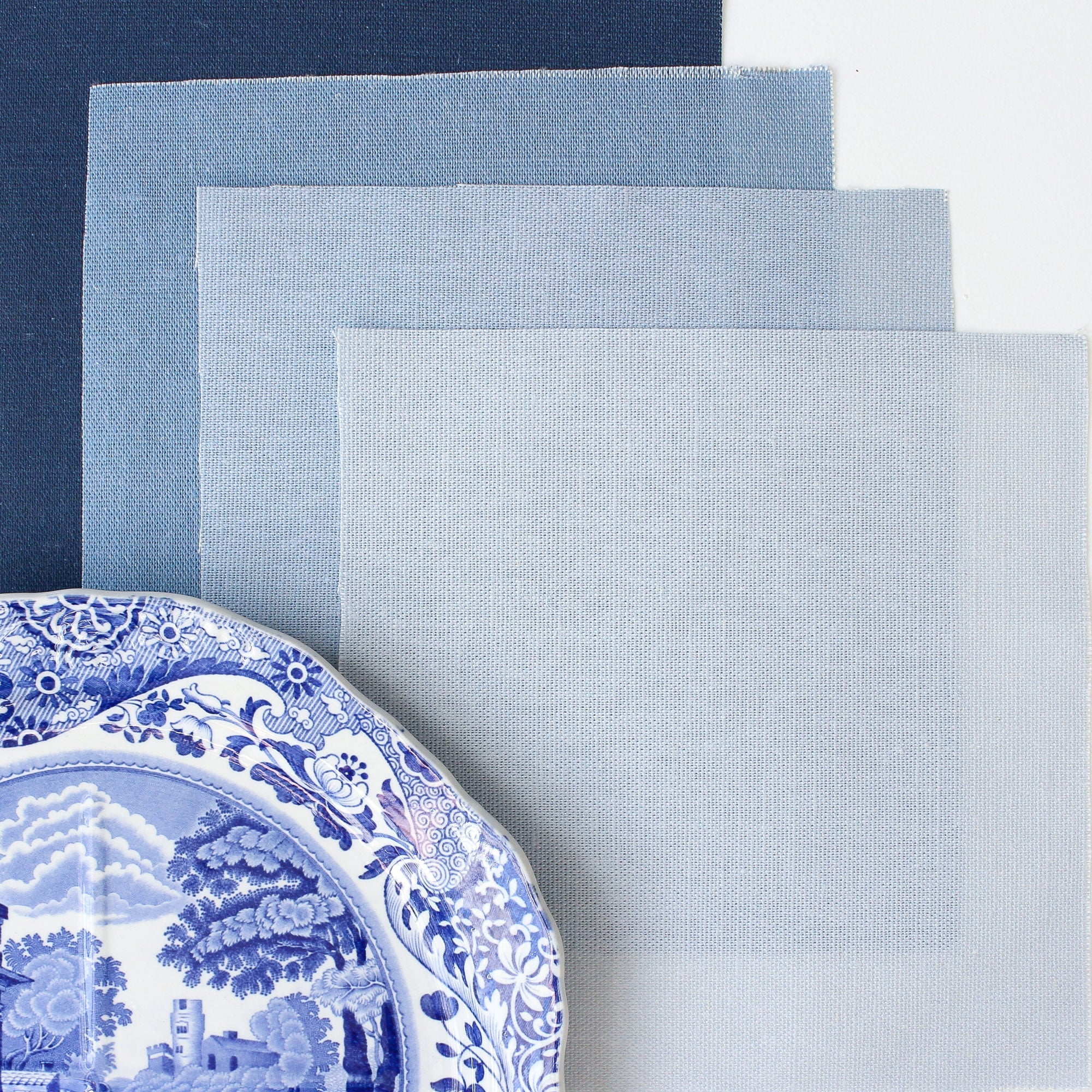 Perfectly Plain Fabric - Cornflower - Hydrangea Lane Home