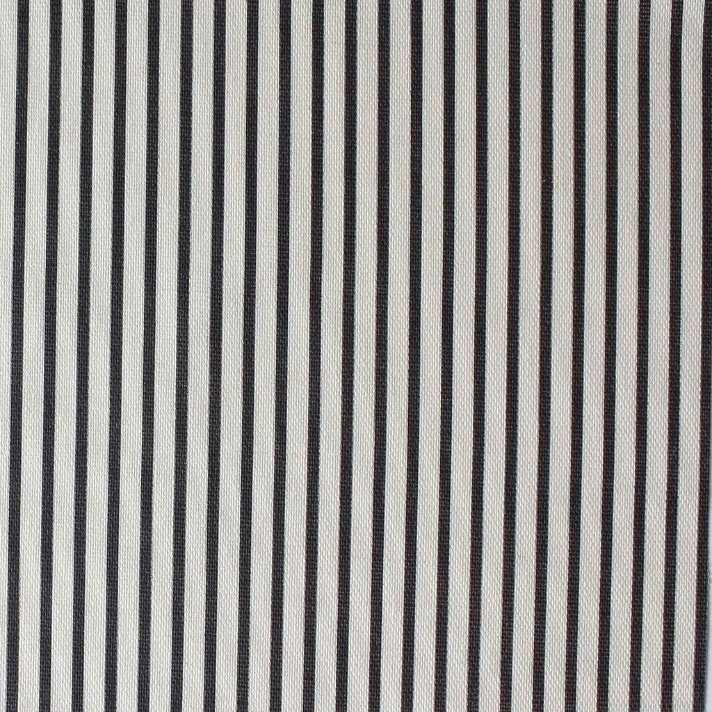 Petite Stripe Fabric - Graphite - Hydrangea Lane Home