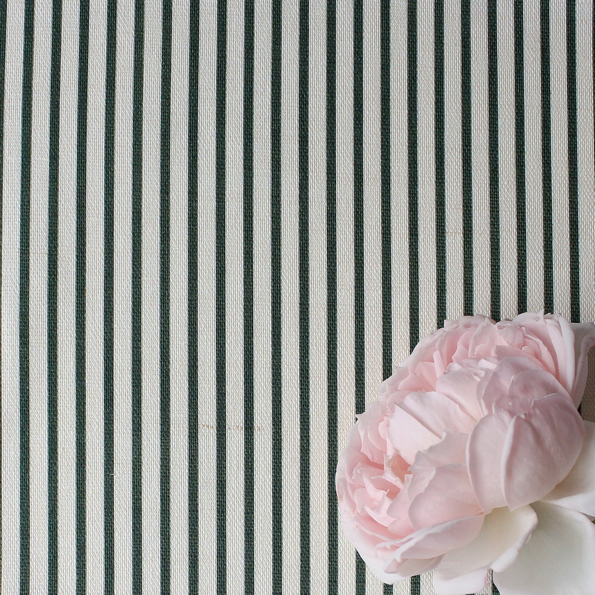Petite Stripe Fabric - Leaf - Hydrangea Lane Home