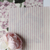 Petite Stripe Fabric - Peony - Hydrangea Lane Home