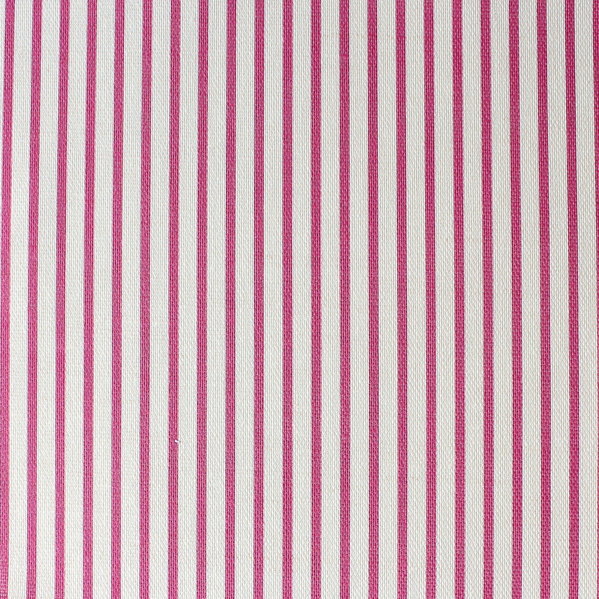 Petite Stripe Fabric - Raspberry - Hydrangea Lane Home
