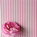 Petite Stripe Fabric - Raspberry - Hydrangea Lane Home