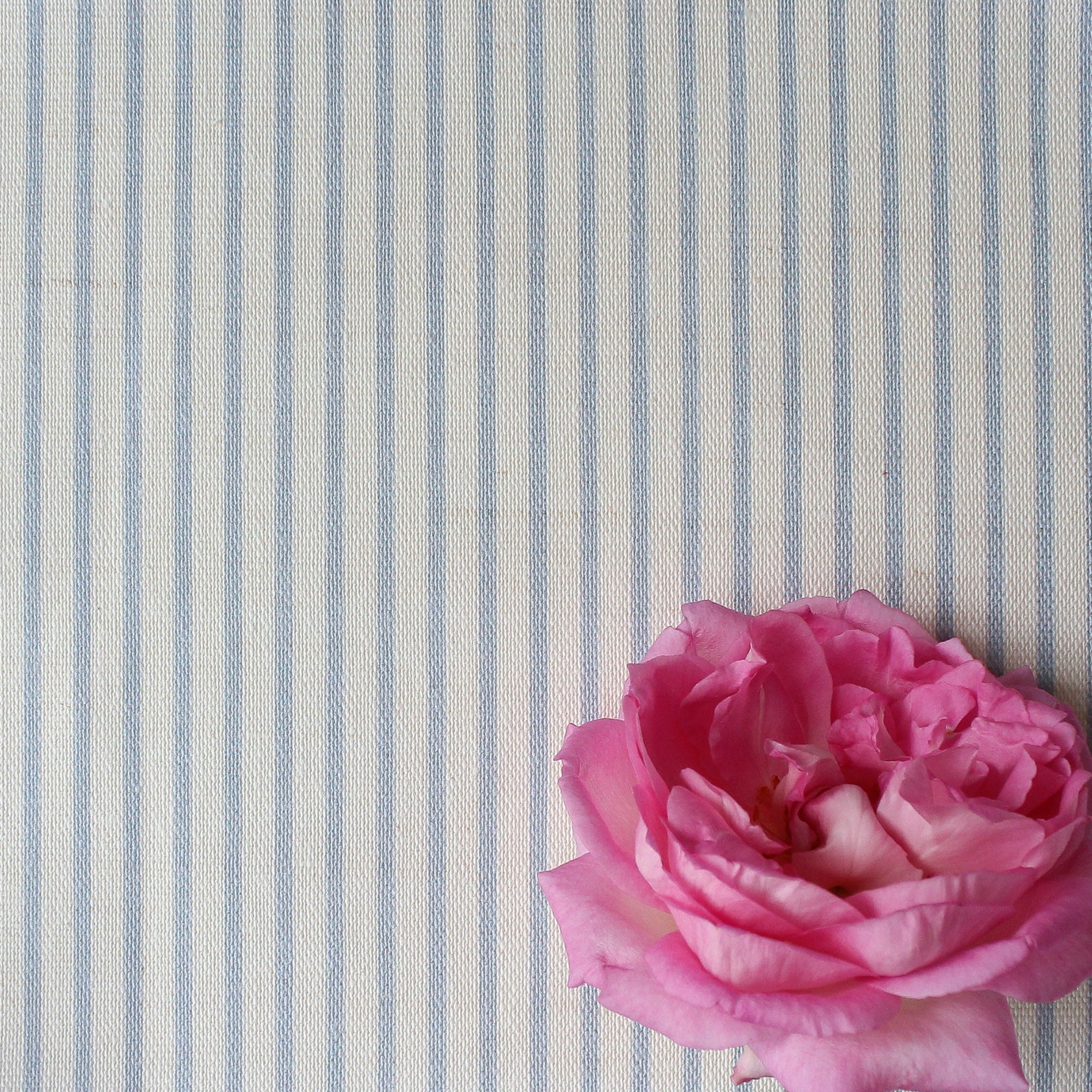 Petite Stripe Fabric - Serenity - Hydrangea Lane Home