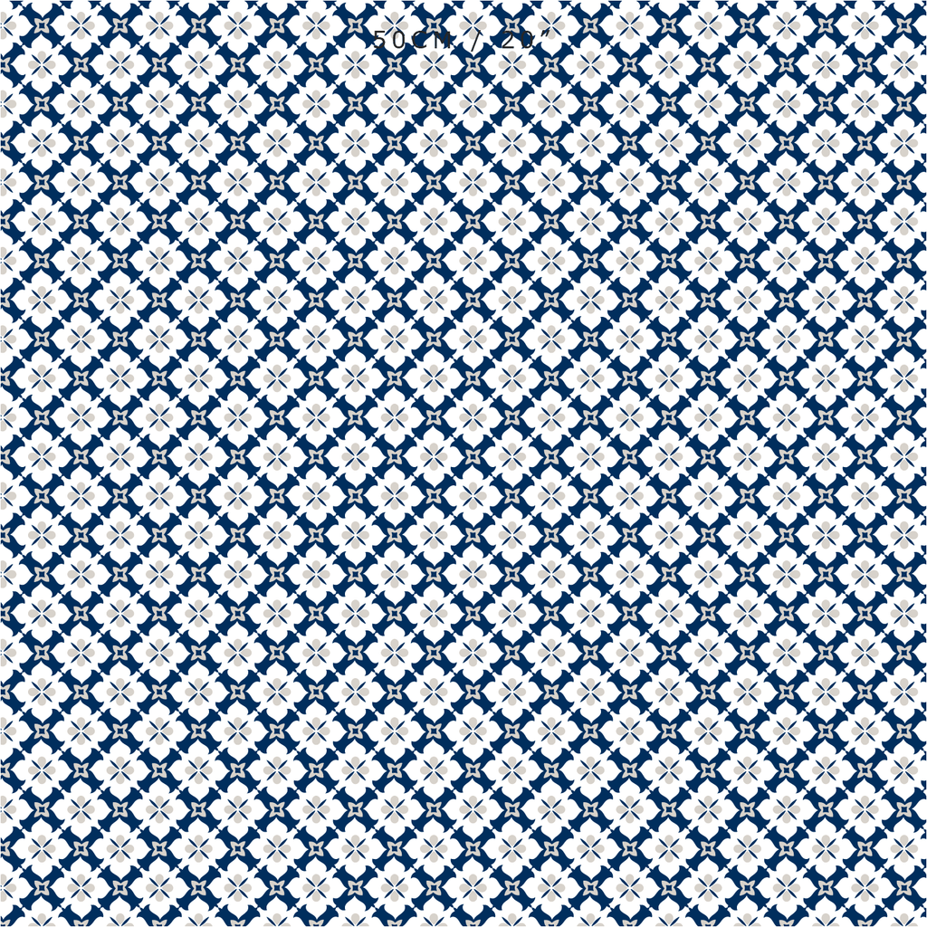 Ponte Trellis Fabric - Navy-Linen - Hydrangea Lane Home