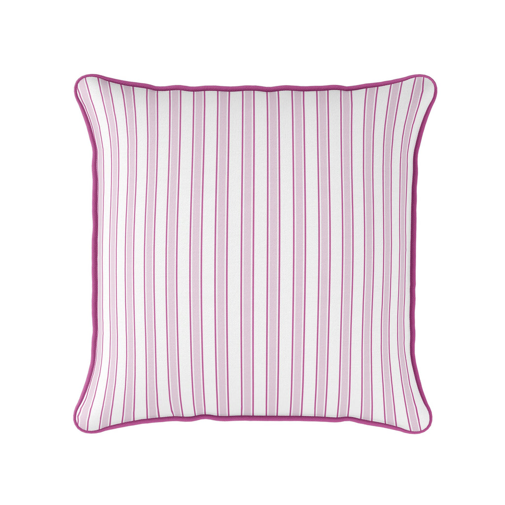 Regatta Multi Stripe Cushion- Pinks - Hydrangea Lane Home