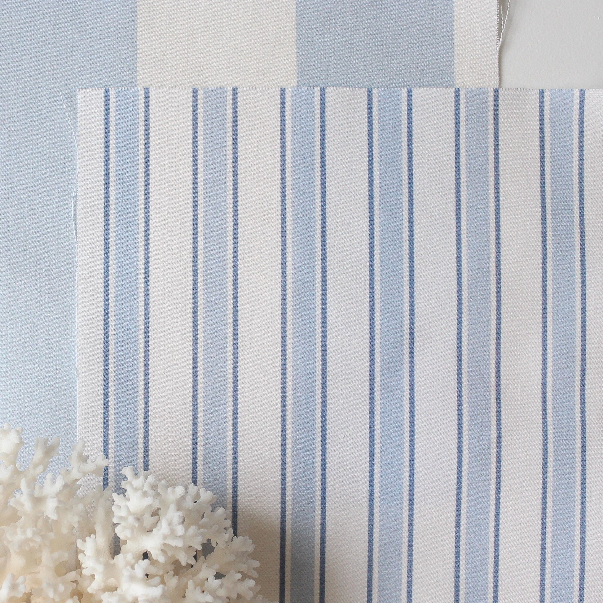 Regatta Multi Stripe Fabric - Serenity-Breeze - Hydrangea Lane Home