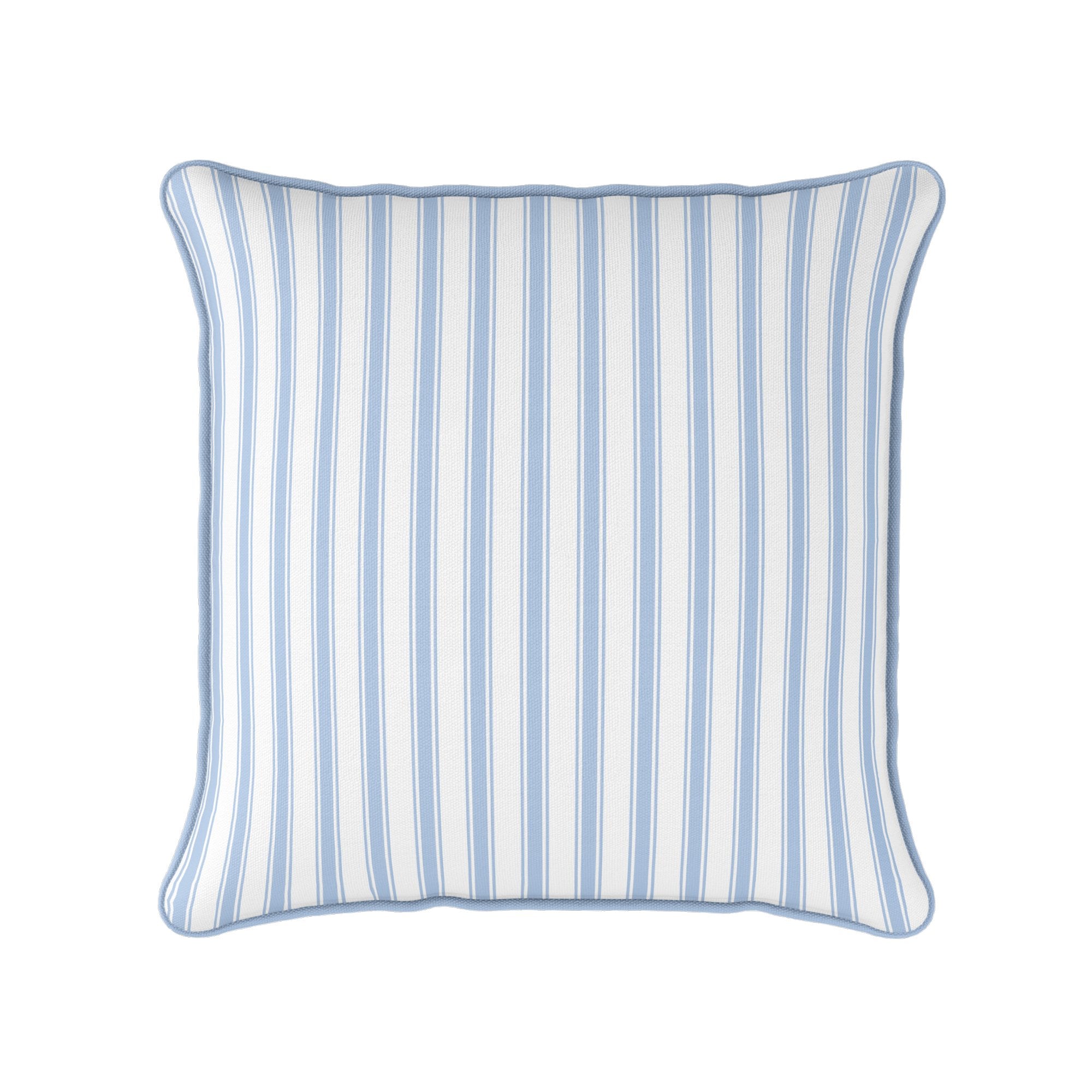 Regatta Stripe Cushion - Blues - Hydrangea Lane Home